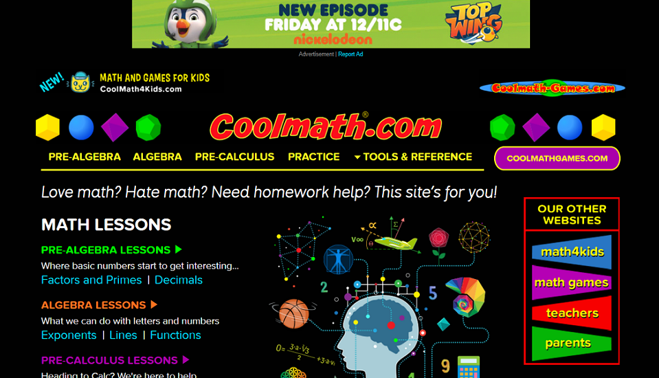 Online Learning Tool Coolmath
