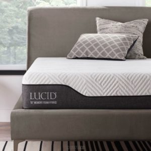 Lucid 10 inch Twin Hybrid Mattress