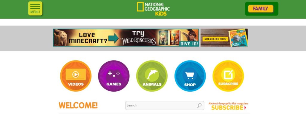 STEM Websites National Geographic Kids 