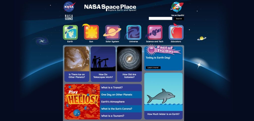 STEM Websites NASA Space Place