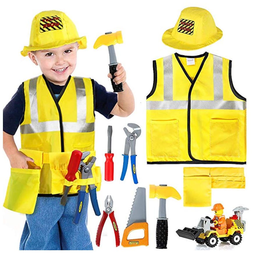 Construction Worker Boy Costumes 