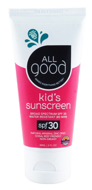 All Good Products SPF 30 Kid's Sunscreen Lotion