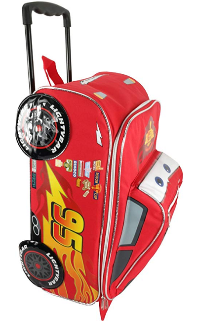 Disney Pixar Cars Rolling Lightning McQueen Luggage