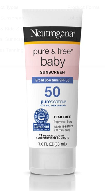 Neutrogena Pure and Free Baby Sunscreen