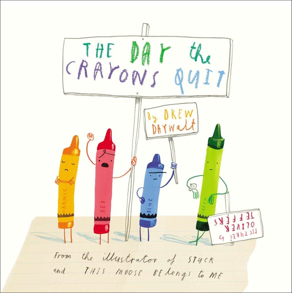 Preschooler books The Day the Crayons Quit 
