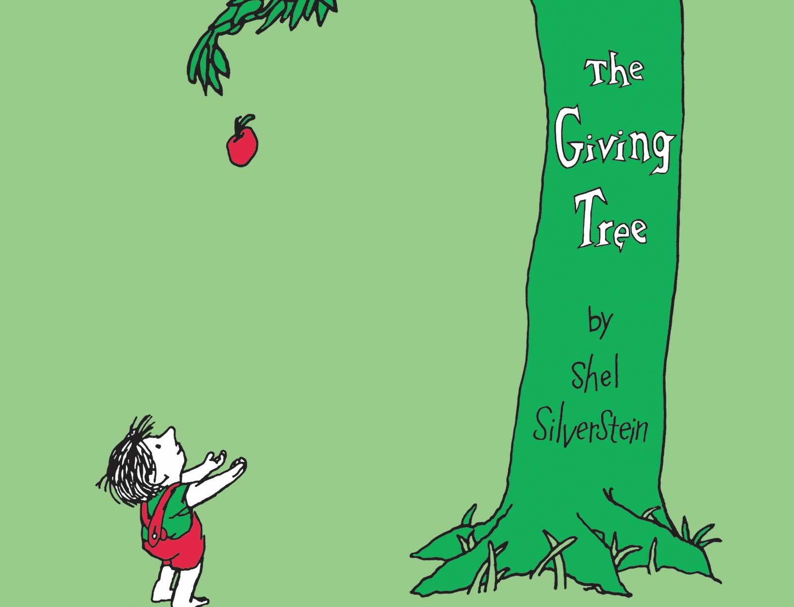 Give три. Щедрое дерево шел Сильверстейн. The giving Tree. Притча щедрое дерево иллюстрации. Shel Silverstein illustration.
