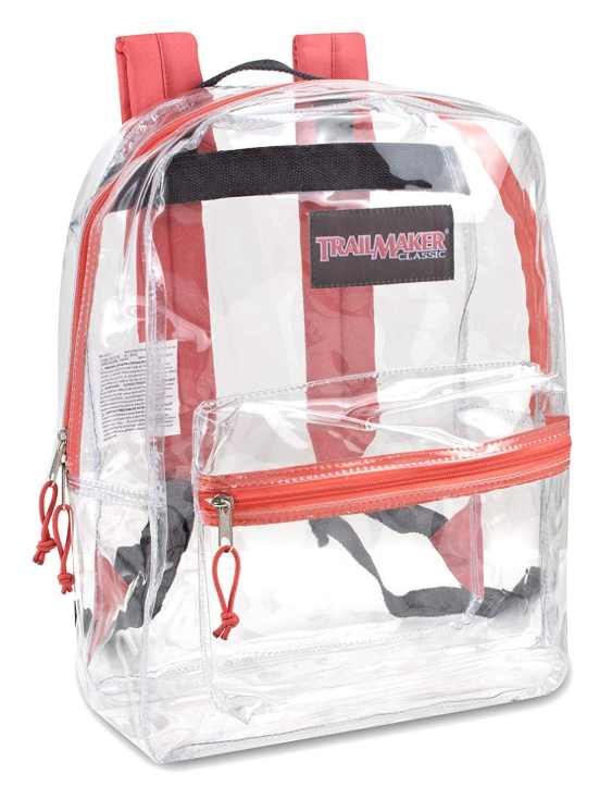 Trail Maker Clear Backpack