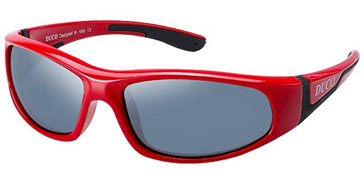 Kids Sunglasses TPEE Sports Polarized for Girls Boys Children Youth Age 5-13 with 100% UV Protection 