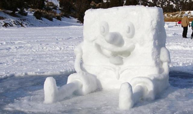 Snow SpongeBob