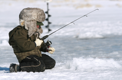 ice fishing kids