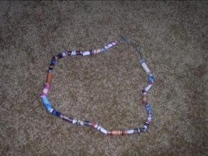 paper necklace