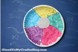 paper plate beachball