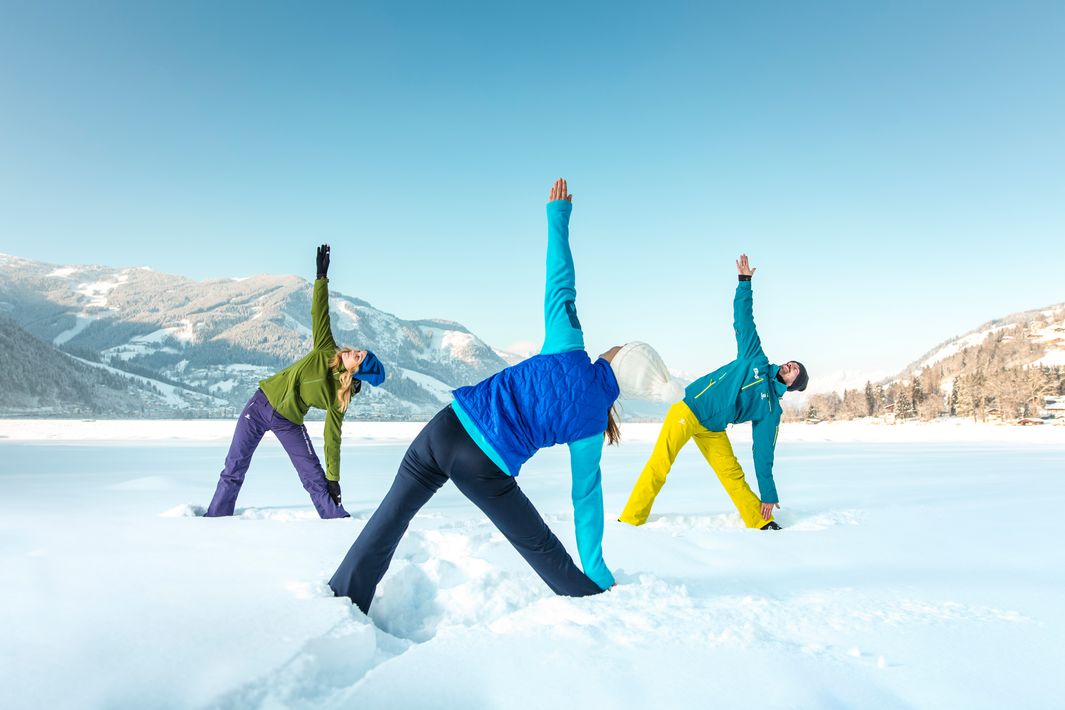 winter yoga zell am see kaprun c zell am see kaprun tourismus