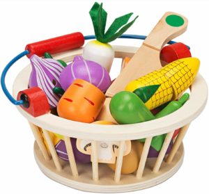 Wooden Toys Fruits and Vegetables 