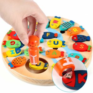 Wooden Toys Fishing Game