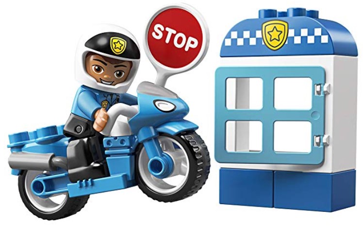 Police Bike Building Blocks