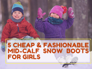 fashionable girls snow boots 