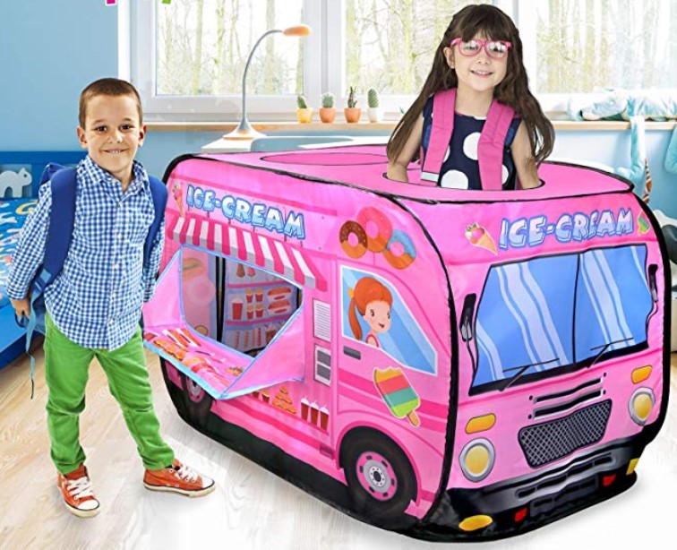 Ice Cream Truck Pop Up Play Tent