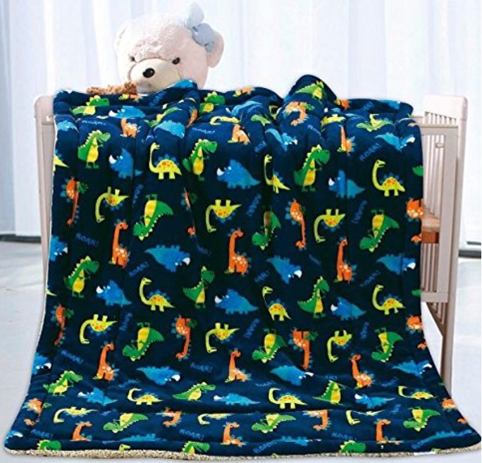 Elegant Home Kids Soft & Warm Sherpa Blanket