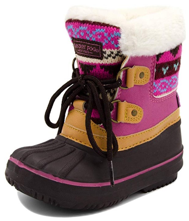 London Fog girls snow boots