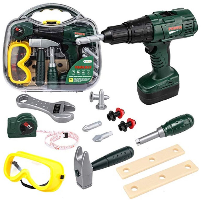 Kids Tool Box Power Drill Set