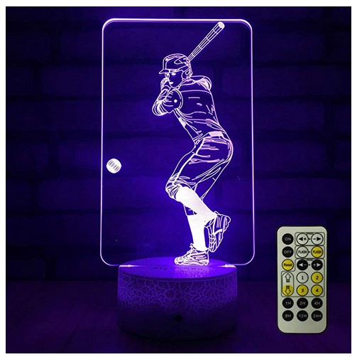 FlyonSea Baseball Bedside Lamp