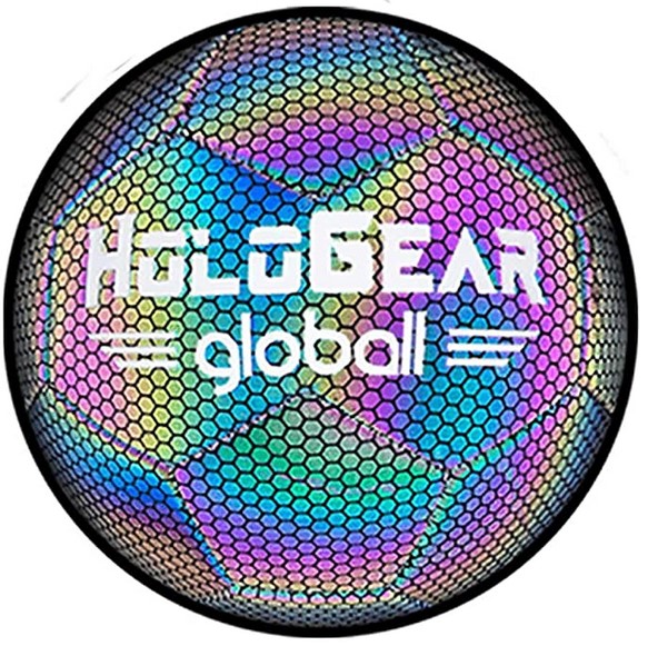 HOLOGEAR HOLOGRAPHIC GLOWING REFLECTIVE SOCCER BALL