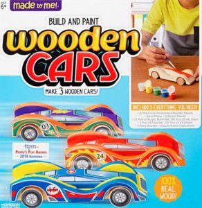 Build & Paint Your Own Wooden Cars