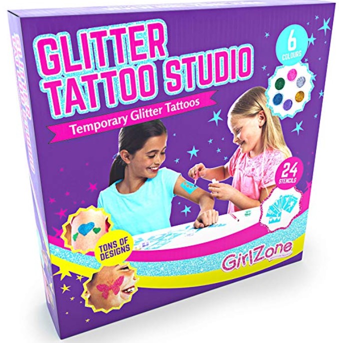 8 year old girls gifts Temporary Glitter Tattoos Kit