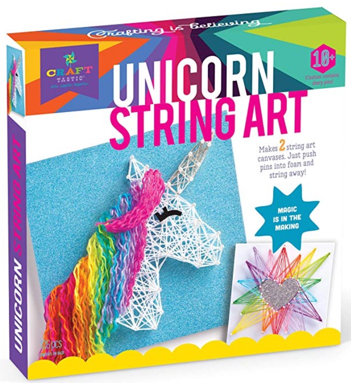 9 year old girls gifts unicorn string kit