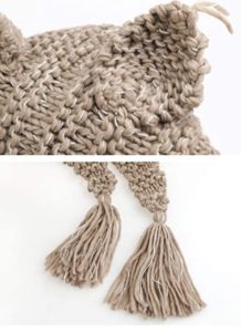 14 year old girls gifts Knitted Hood Scarf Beanies for Autumn and Winter
