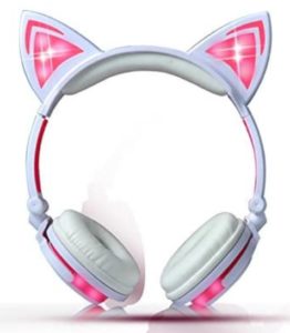 15 year old girls gifts Cat Ear Adjustable Earphones
