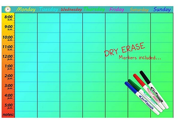 homeschool class chart