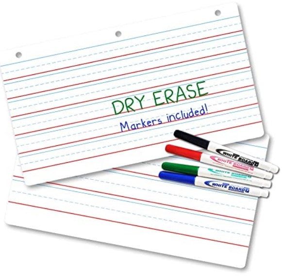 homeschool mini dry erase board