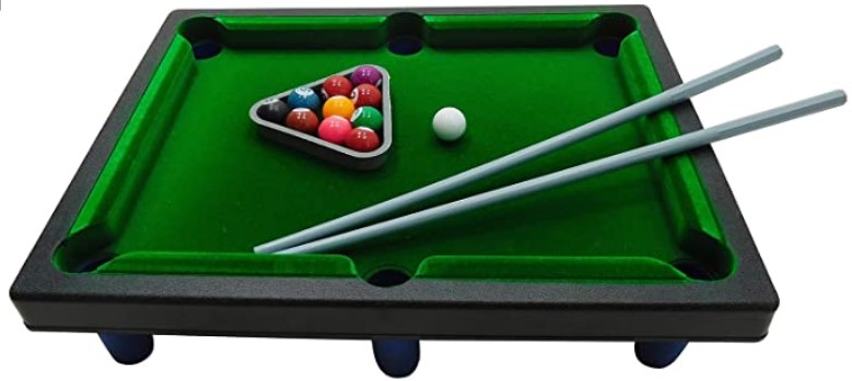 Mozlly Tabletop Pool Table Billiard Game for Kids