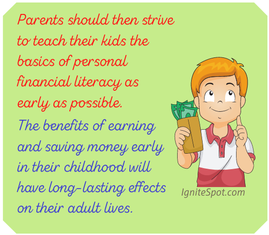 Kids Save Money fact