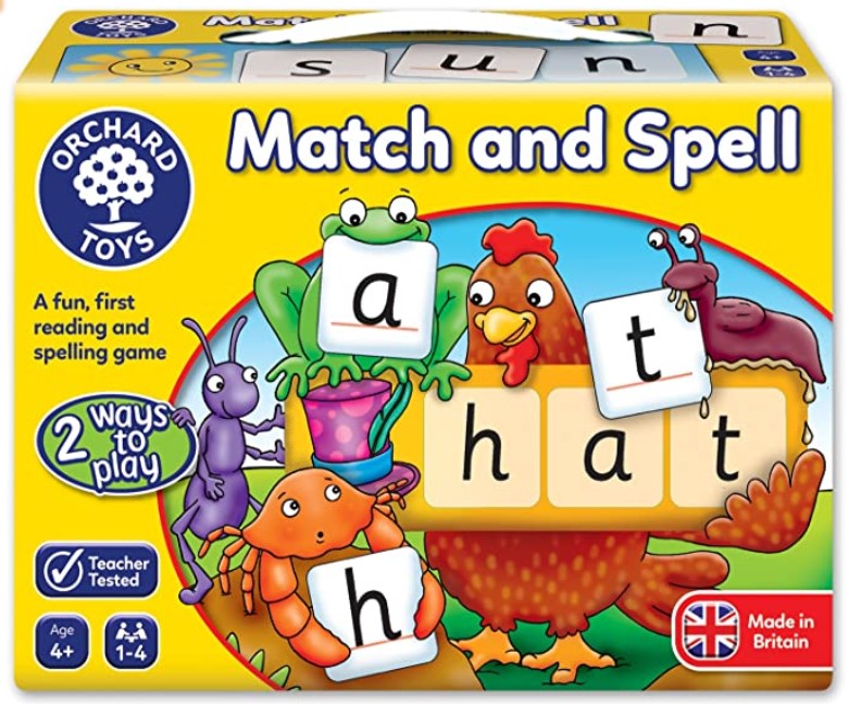 Learning Board Game Orchard Toys Match and Spell Children's Game