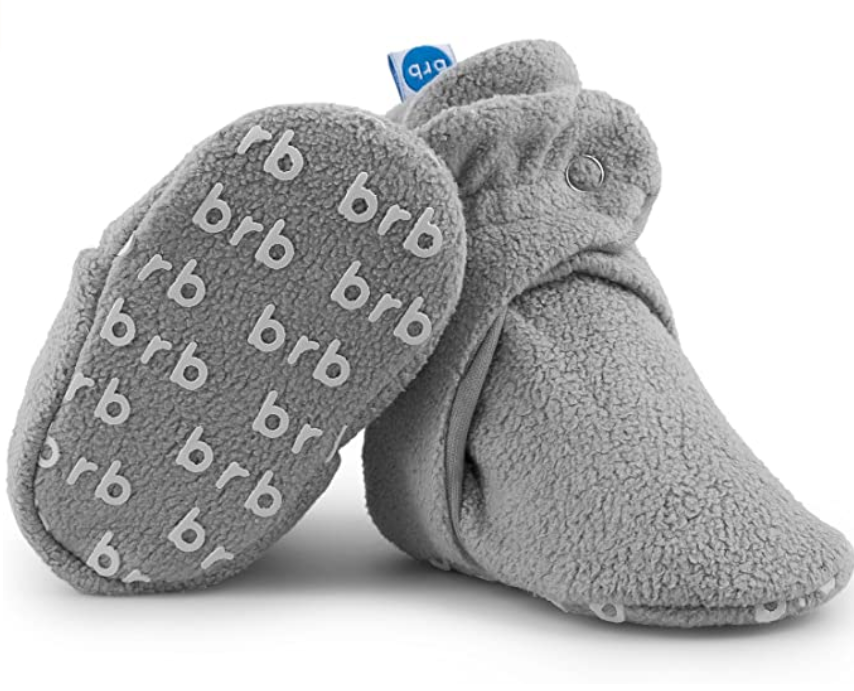 BirdRock Baby Lightweight Organic Cotton Baby Booties Best Baby Shoes 