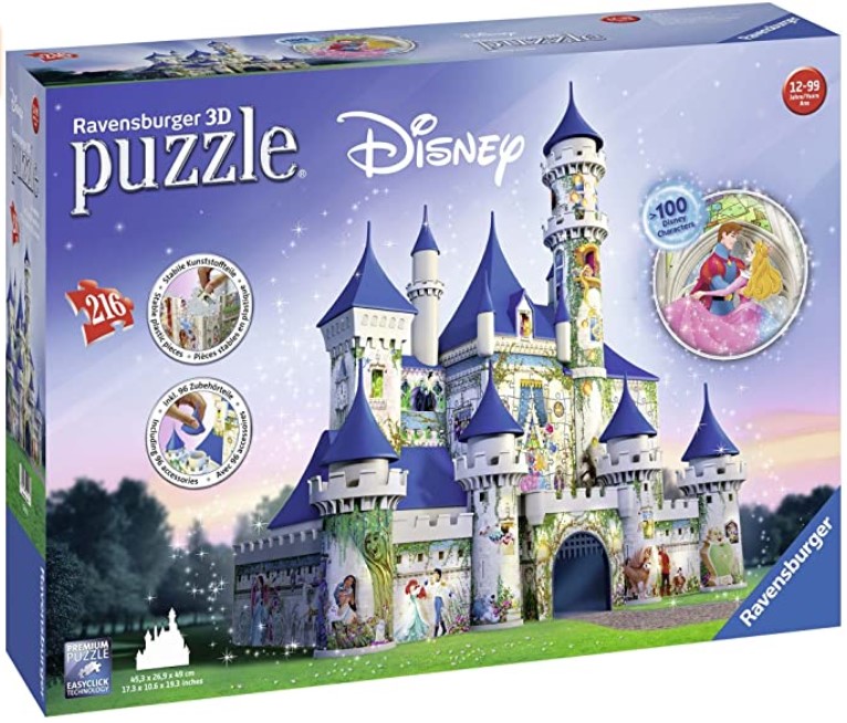 Ravensburger Disney Castle 216 Piece 3D Jigsaw Puzzle