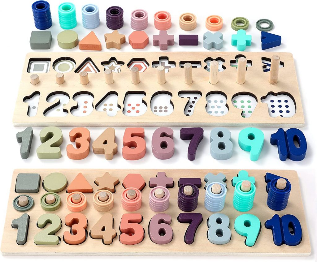 Bekilole Wooden Number Puzzle