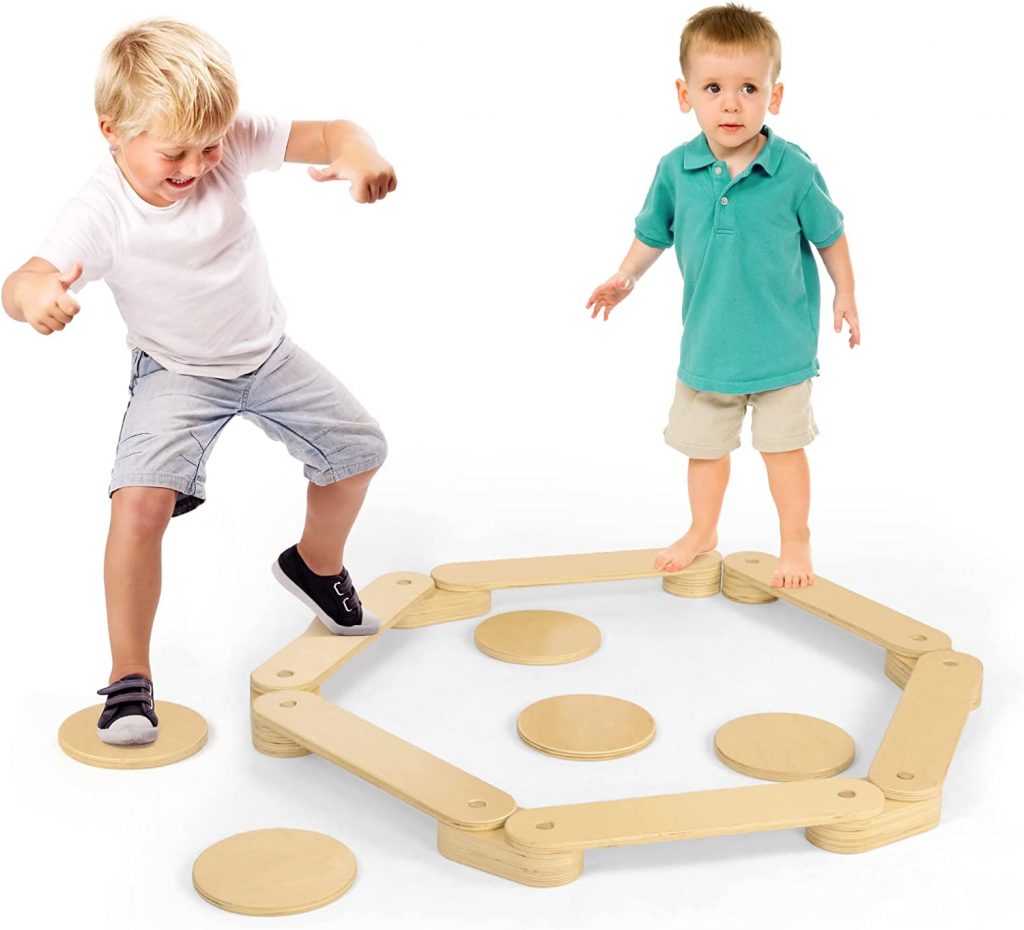 Sunix Wooden Balance Beam for Kids